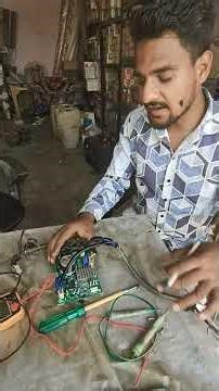 #Lg single door fridge pcb cheking ❤️ac current live ##