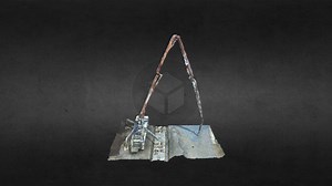 Concrete Pumper Truck - 3D model by FarmerMatt