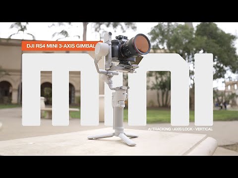 DJI RS4 Mini 3-Axis Gimbal - Intelligent Tracking, Axis Lock and Vertical Shooting