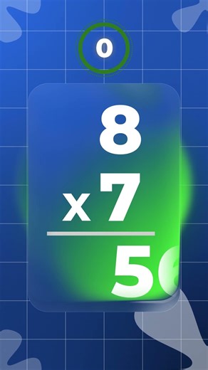 Multiplying by 7 | 3-Second Multiplication Challenge (Easy) #Shorts