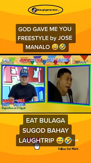 Jose Manalo God Gave Me You Freestyle Comedy