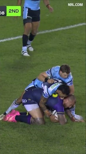 Xavier Coates Tries in Cronulla-Sutherland Sharks vs Melbourne Storm