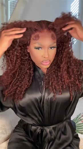 Celebrity inspired ginger and brown curly hair looks