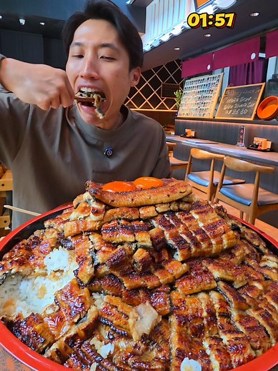 8kg Unagi Hitsumabushi Challenge in 40 Minutes!