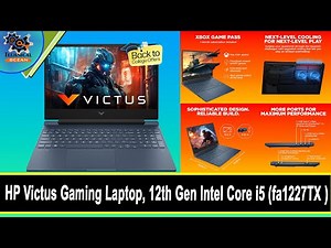 HP Victus Gaming Laptop, 12th Gen Intel Core i5-12450H,4GB RTX 2050 GPU