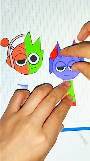 Crazy Sprunki Mix! 💥#sprunki #diy #craft