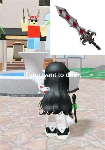 comment below your offer and user! #eternal #cane #mm2 #trademe #roblox