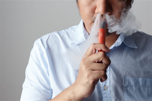 Chilling simulation shows impact of smoking vs vaping