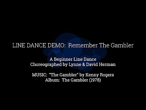 LINE DANCE DEMO: Remember The Gambler