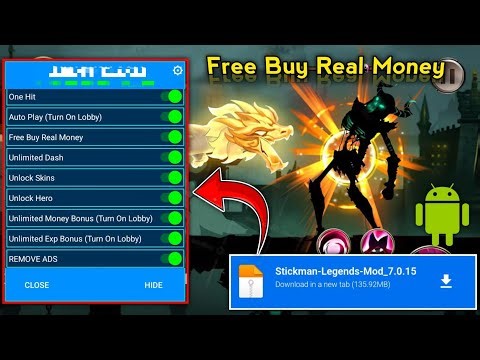 Stickman Legends Mod Apk v7.0.15 Unlimited Money & Free Buy Real Money