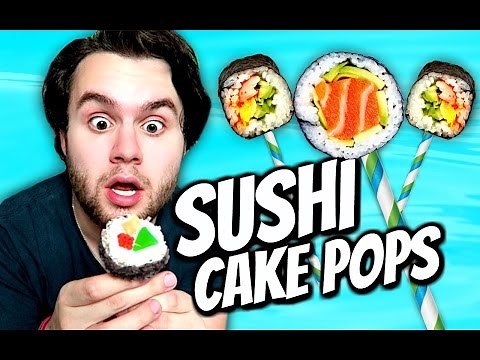 DIY Sushi Cake Pops! | How To Make Sushi Out Of Candy! | Quick & Easy Tutorial!
