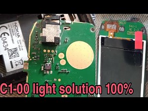 ##Nokia c1-00 display light solution 100%##