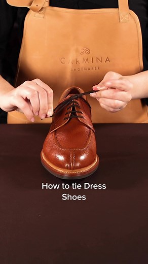 How to Tie Dress Shoes Correctly