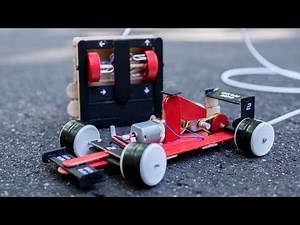 Wow! How to make a F1 car at home from popsicle sticks – Remote controlled - Amazing DIY toy
