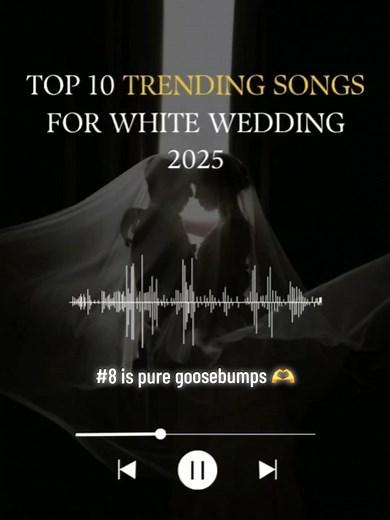 #8 is pure goosebumps 🫶 Here are the Top 10 Trending Wedding Songs of 2025 perfect for your bridal entry, first dance, or cinematic film. #torontowedding #weddingsongs #weddingvideographer #luxurywedding
