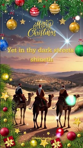 O Little Town of Bethlehem (lyrics) - Jim Revees Song Version - Merry christmas
