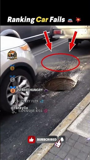 Ranking The Funniest Car Fails Ever 😳 | #ranking #fail