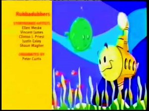 Nick Jr Rubbadubbers credits split screen face the submarine September 7 2003