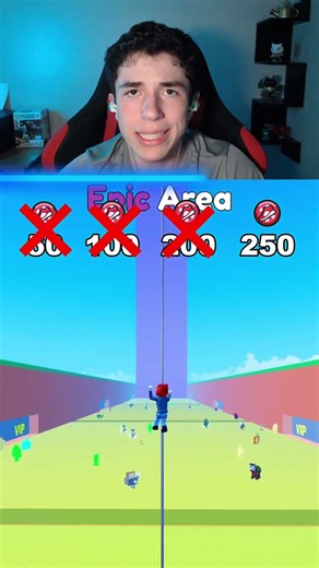 Will she survive with a giant rope? #roblox