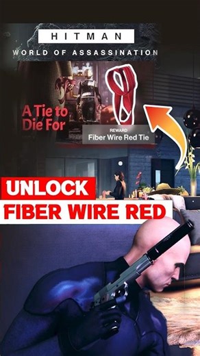 How To Unlock The Fiber Wire Red Tie A Tie To Die For Challange HITMAN WoA