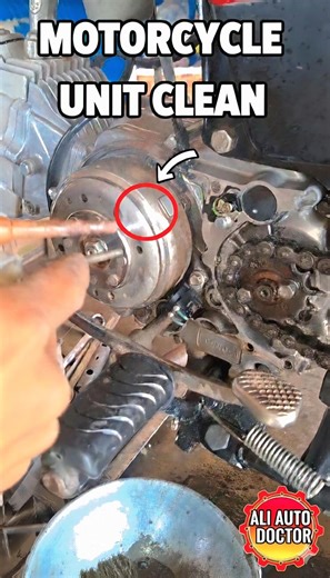 How to Clean Motorcycle Magnet Unit 🛠️ 🪛​#Shorts #UnitClean #AliAutoDoctor