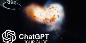 ChatGPT Guides You into the Stunning "Antennae" Galaxy - 360° AI Space Experience [4K] 360º Video | 360Cities