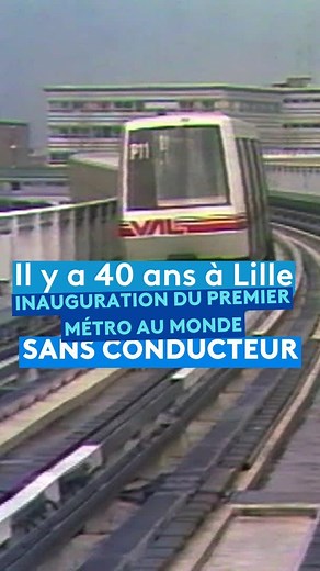 Intégralement conçu dans le Nord, le métro de Lille, fut le premier métro automatique au monde. Le VAL fête ses 40 ans en ce mois d’avril 2023. #metro #lillemaville #val #innovation | France 3 Nord Pas-de-Calais