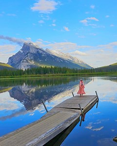 1.2K views · 19 reactions | Vermilion Lakes in  Banff National Park...