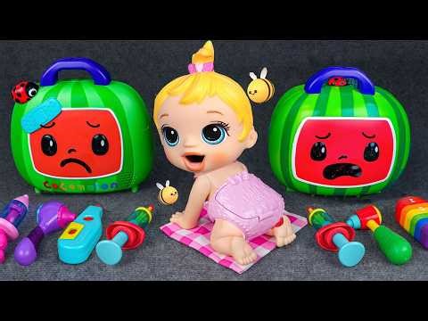 33 Minutes Satisfying with Unboxing Doctor Toys, Ambulance Playset Collection ASMR