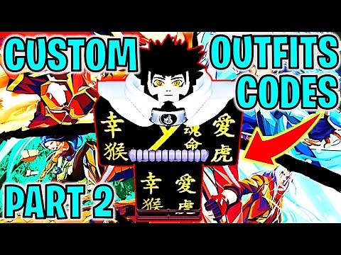 ⭐SHINDO LIFE CUSTOM OUTFITS CODES 2022⭐