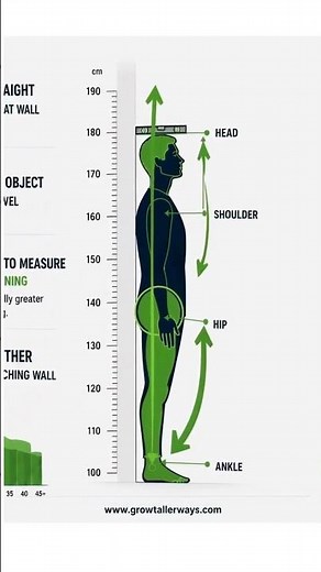 How to Measure Your Height Correctly (Most People Do It Wrong!) #growtallernaturally #gettaller