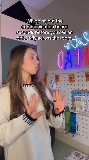 Communication helps reduce behaviors so much when we give kids a better way to show us what they want/need! #aac #nonspeaking #specialeducation #autism #communicationdevice | Hailee Teaches