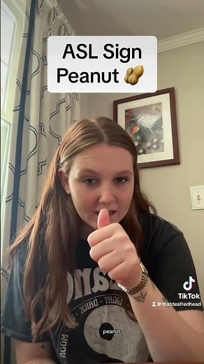 Learn How To Sign "Peanut" in ASL for Beginners | American Sign Language #shorts