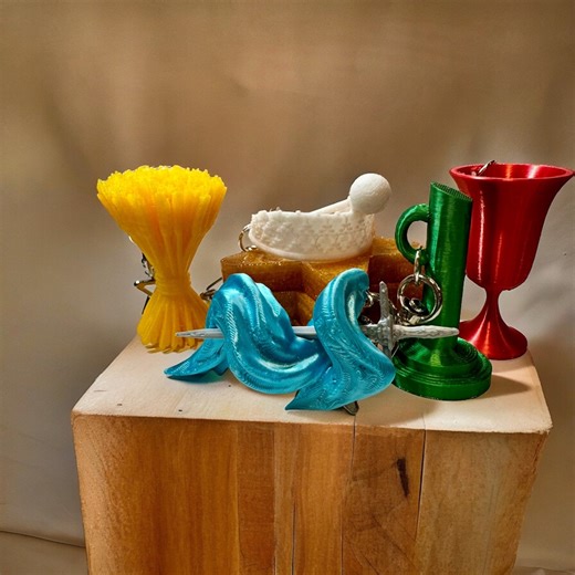 3D Printed Star Point Emblem Keychains • Heroine Emblems • Masonic Eastern Star Gift & Fraternal Accessory - Etsy