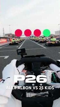 F1 Driver vs 25 Kids - Alex Albon POV