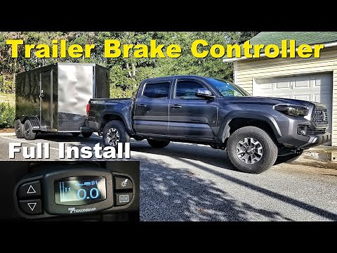 Truck Trailer Brake Controller Install | Tekonsha P3 | Toyota Tacoma 2018