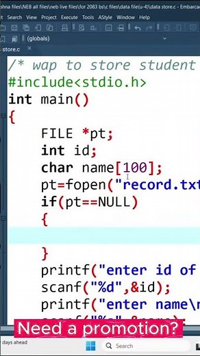 Data File in C Programming | Complete Tutorial for Beginners