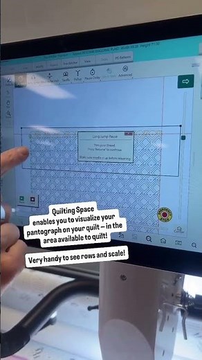 “Quilting Space” is a must-know feature for every Pro-Stitcher user! 🧵✨