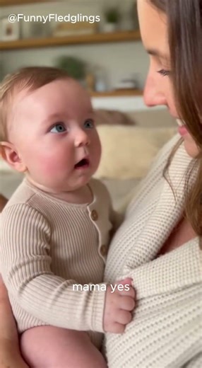 Baby’s First Words Are Pure Sweetness 🥹💖