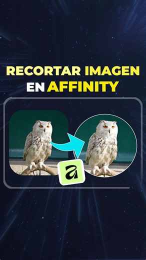 Cómo RECORTAR una IMAGEN en una FIGURA en AFFINITY 🔥 #affinity