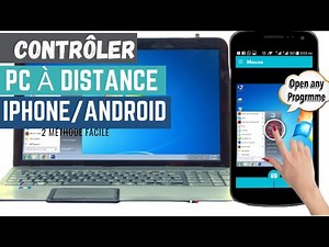 Comment contrôler un pc à distance avec un téléphone iPhone ou Android