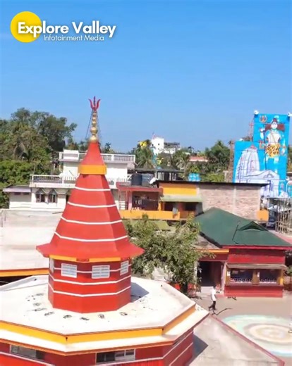 #watch | Drone view of the Mahalaya celebration in Udharbond 🌸 . . . #silchar #udharbomd #cachar #explorevalley | Explore Valley