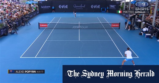 Brisbane International Highlights: Alexei Popyrin v Matteo Arnaldi