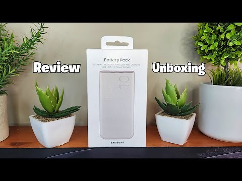 Samsung - 25W 10,000mAh Beige Battery Pack - Full Review!