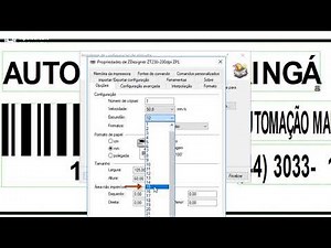 Como alterar temperatura e velocidade da sua impressora ZEBRA no ZebraDesigner