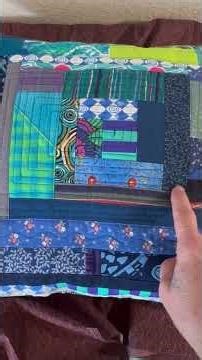 Easy pillow made from scraps. #pillow #quilted #sewing #easysewing