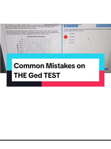 common mistakes on THE Ged TEST #gedtest #gedrlahelp #gedstuday #gedreading #gedmath