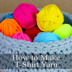 Want to see how I make t-shirt yarn from old t-shirts? | Naztazia