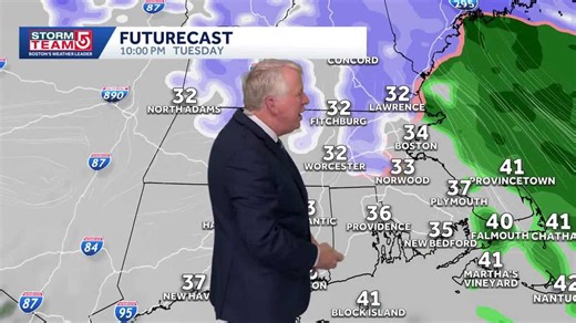 Video: Light snow and high winds tonight