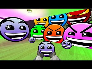 Saving Baby FamousFace From Geometry Dash Emoji "SOUP IN A CAN" And Lobotomy Dash Nextbot Gmod